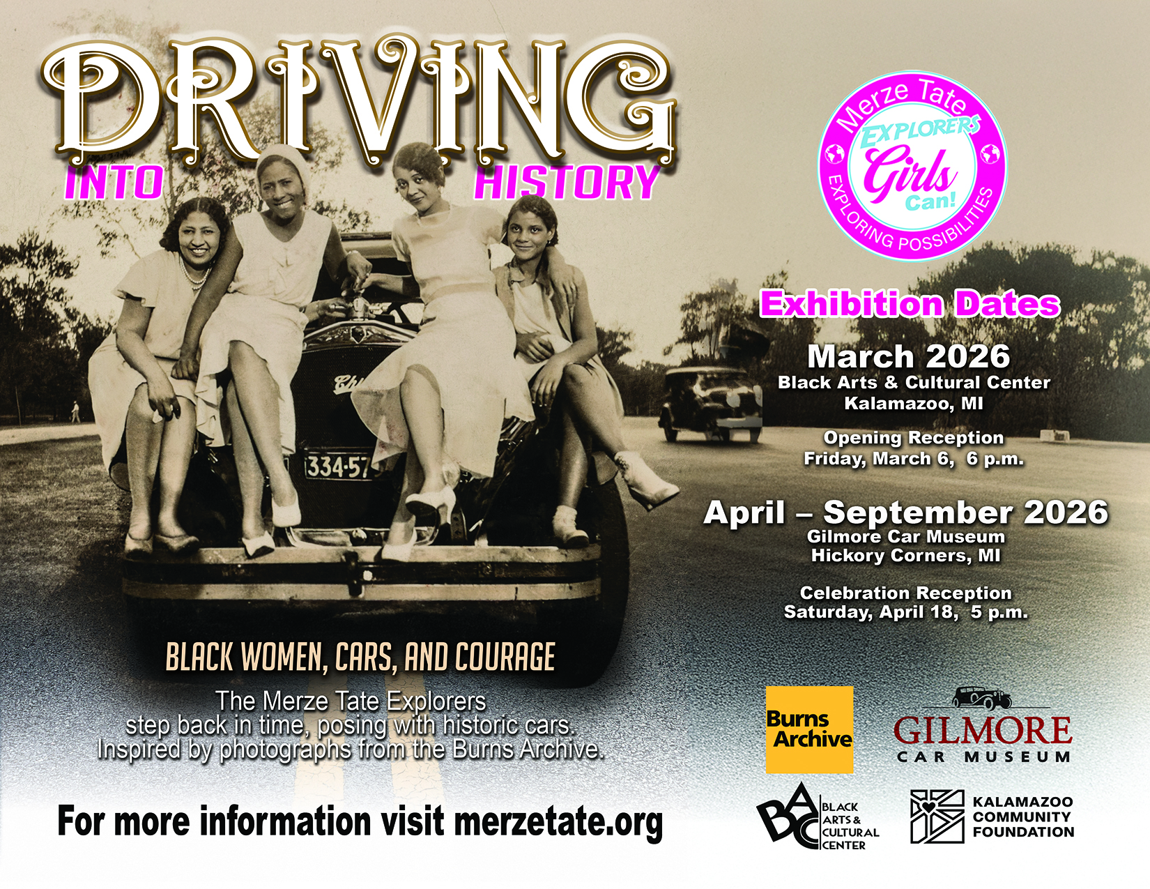 Driving into History flyer