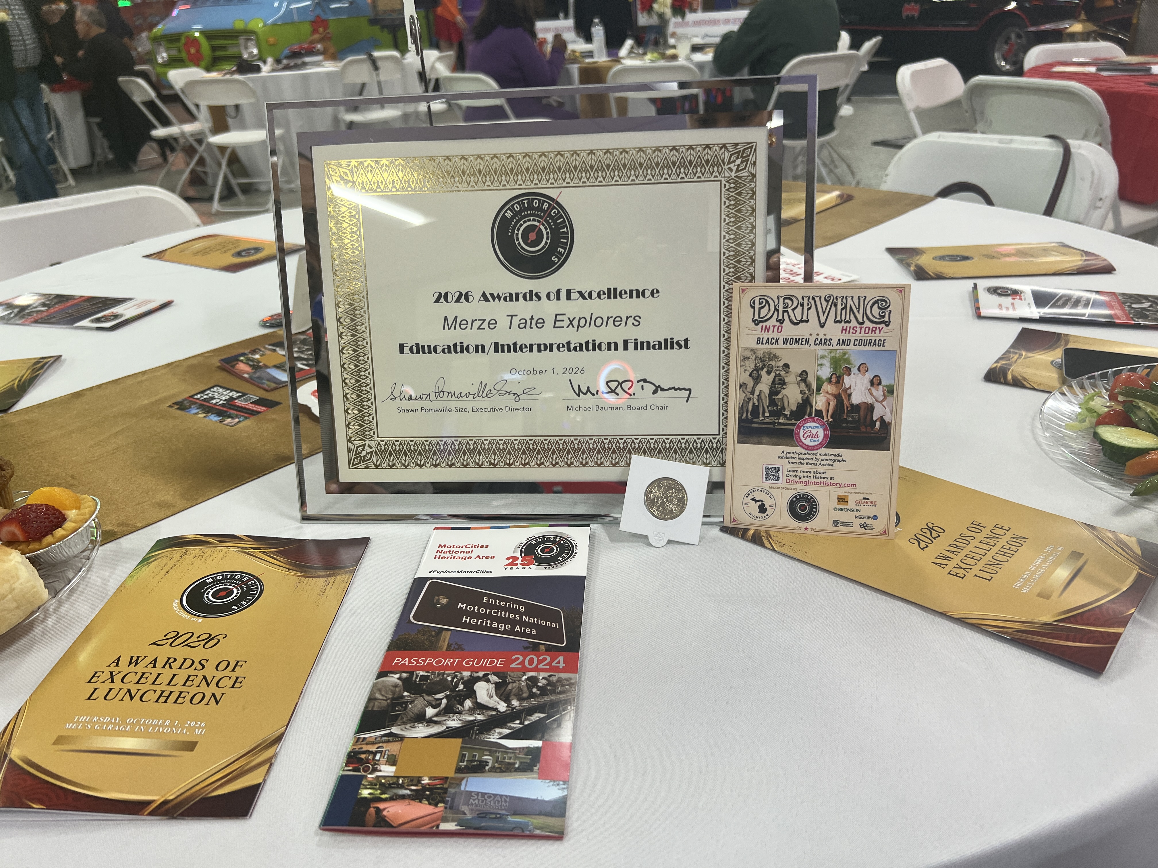 Explorers win Award of Excellence from MotorCities Heritage Area.